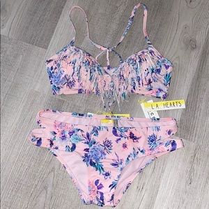 L.A. Hearts 2-Piece Swimsuit